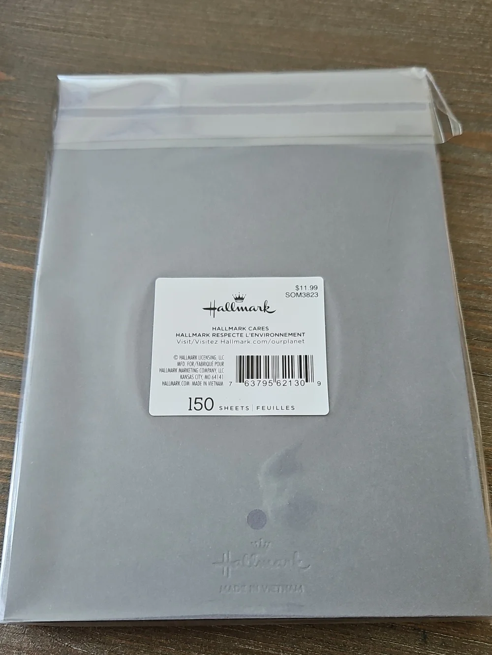 Hallmark This Week Planner Notepad Gray & White Weekly Organizer 150 Sheets New